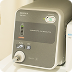 大腸カメラはお腹の張りを軽減する炭酸ガスを使用